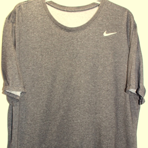 THE NIKE TEE Men's Dri-Fit Grey-XXL - Picture 2 of 4